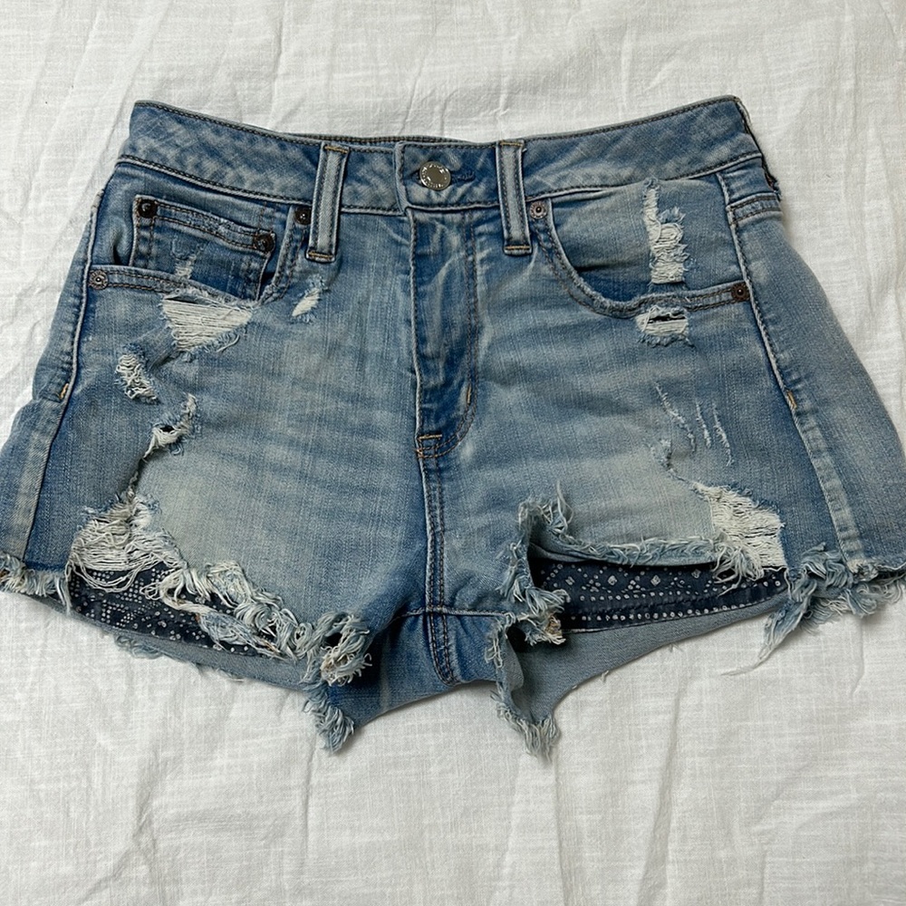 American eagle jean shorts